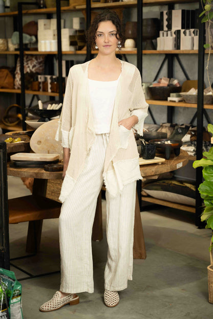 Valeria Short Mesh Jacket | Beige