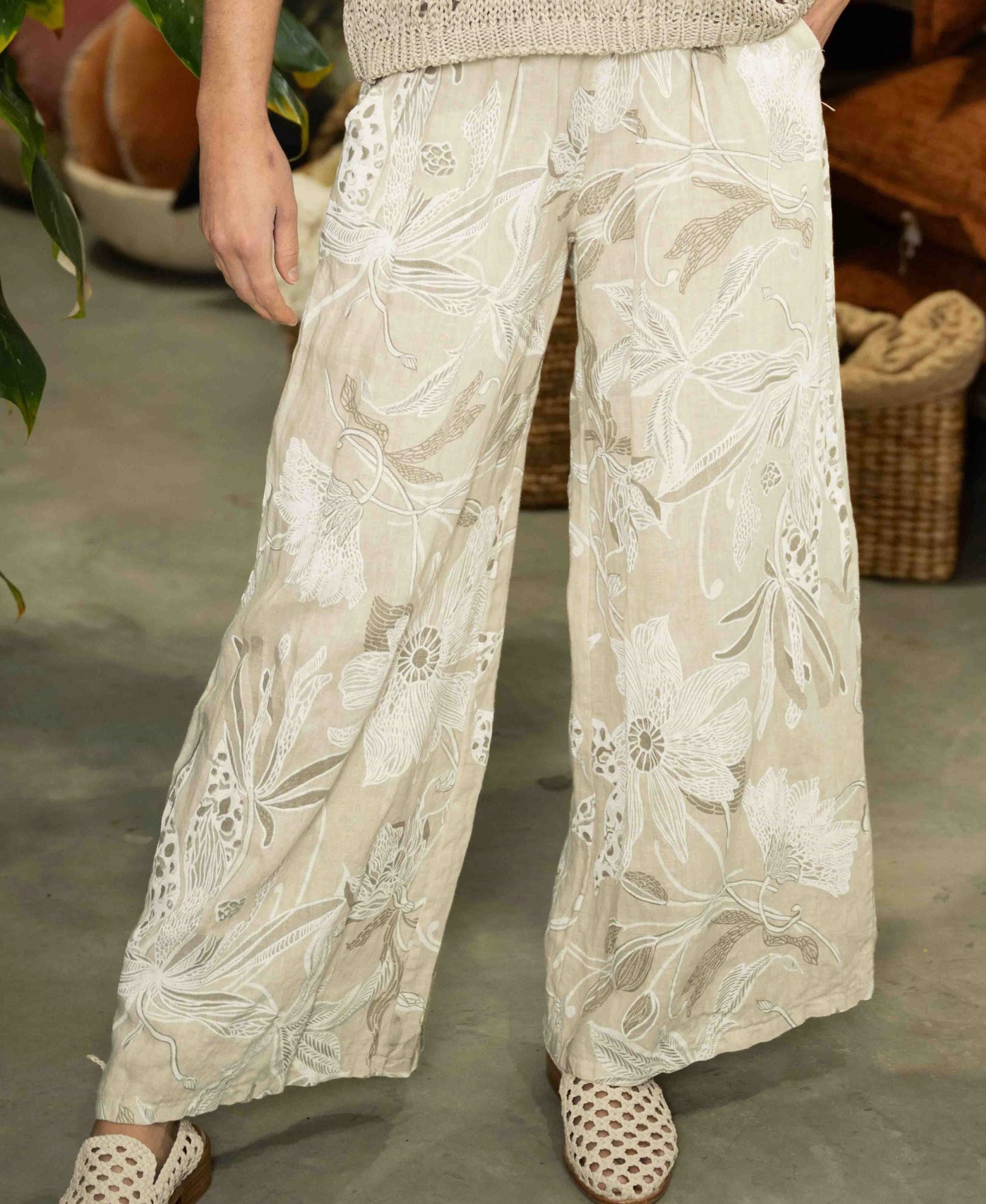 Rattani Pant | Beige