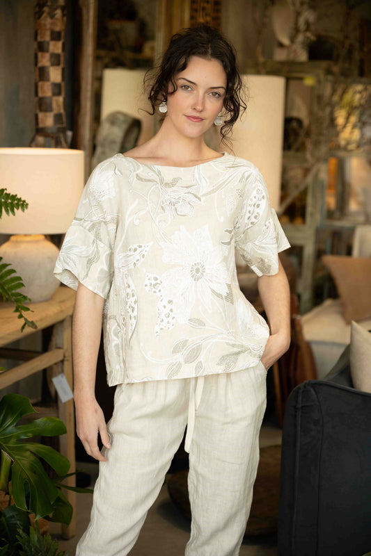 Rattani Top | Beige