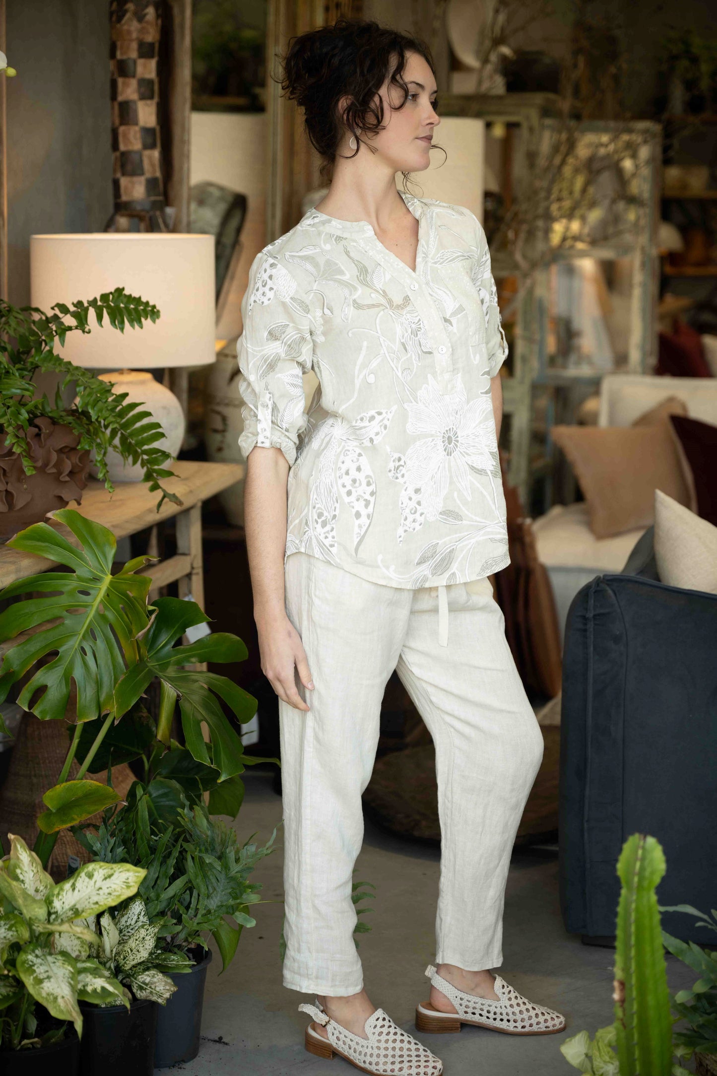 Rattani Blouse | Beige