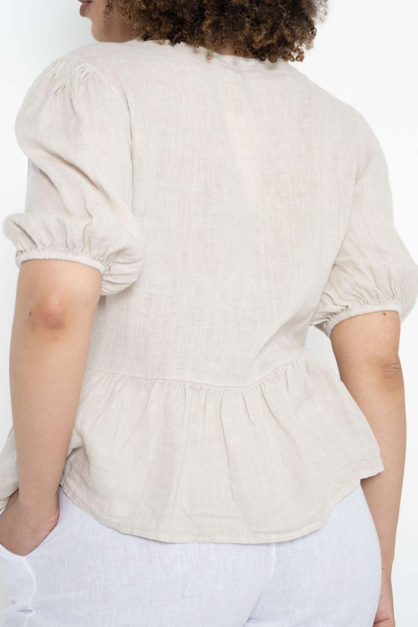 Katie Open Shirt | Beige
