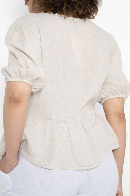 Katie Open Shirt | Beige
