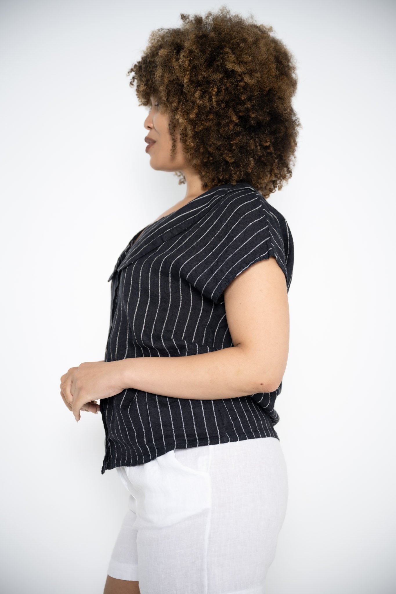 Spinola Top | Navy Stripe