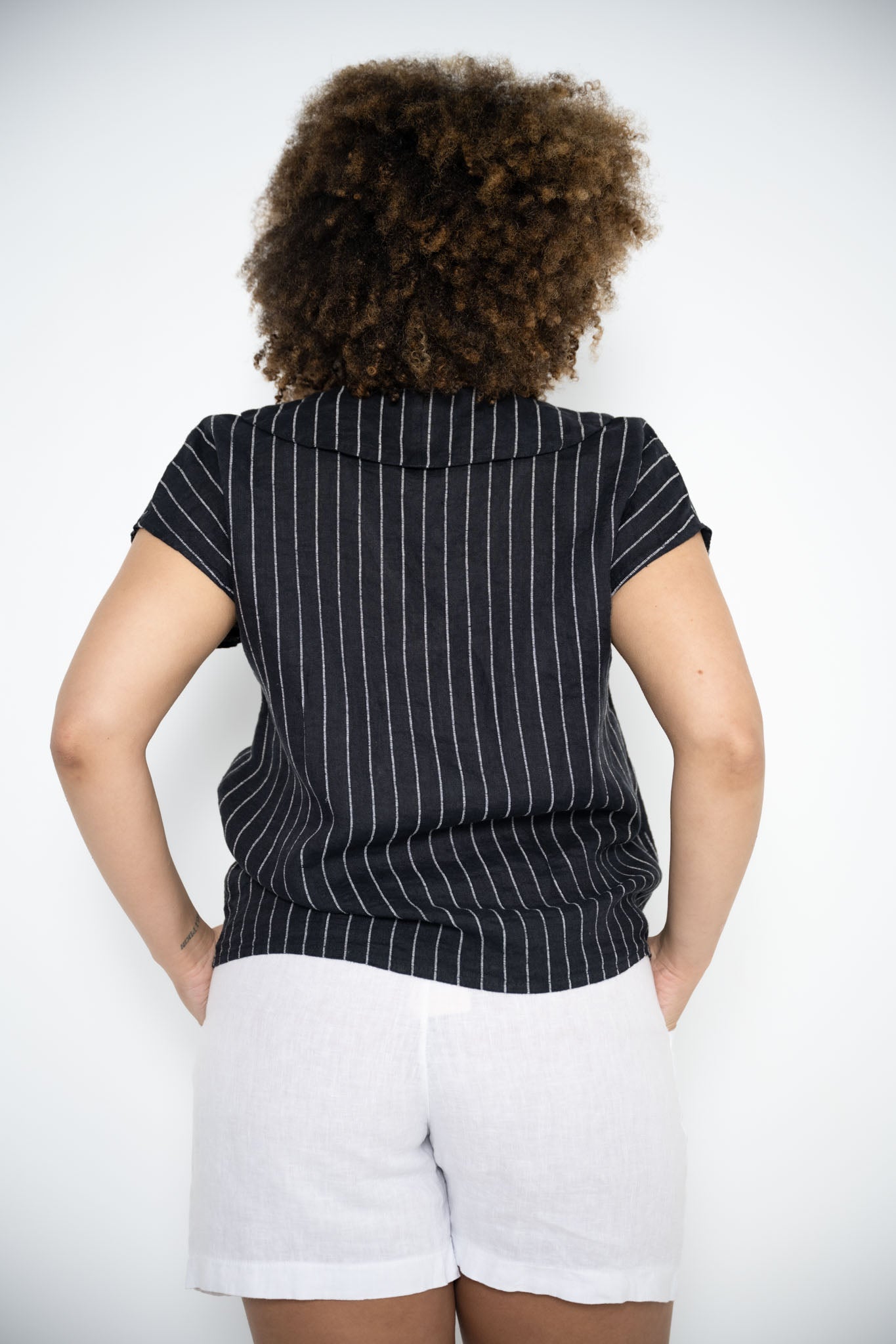 Spinola Top | Navy Stripe