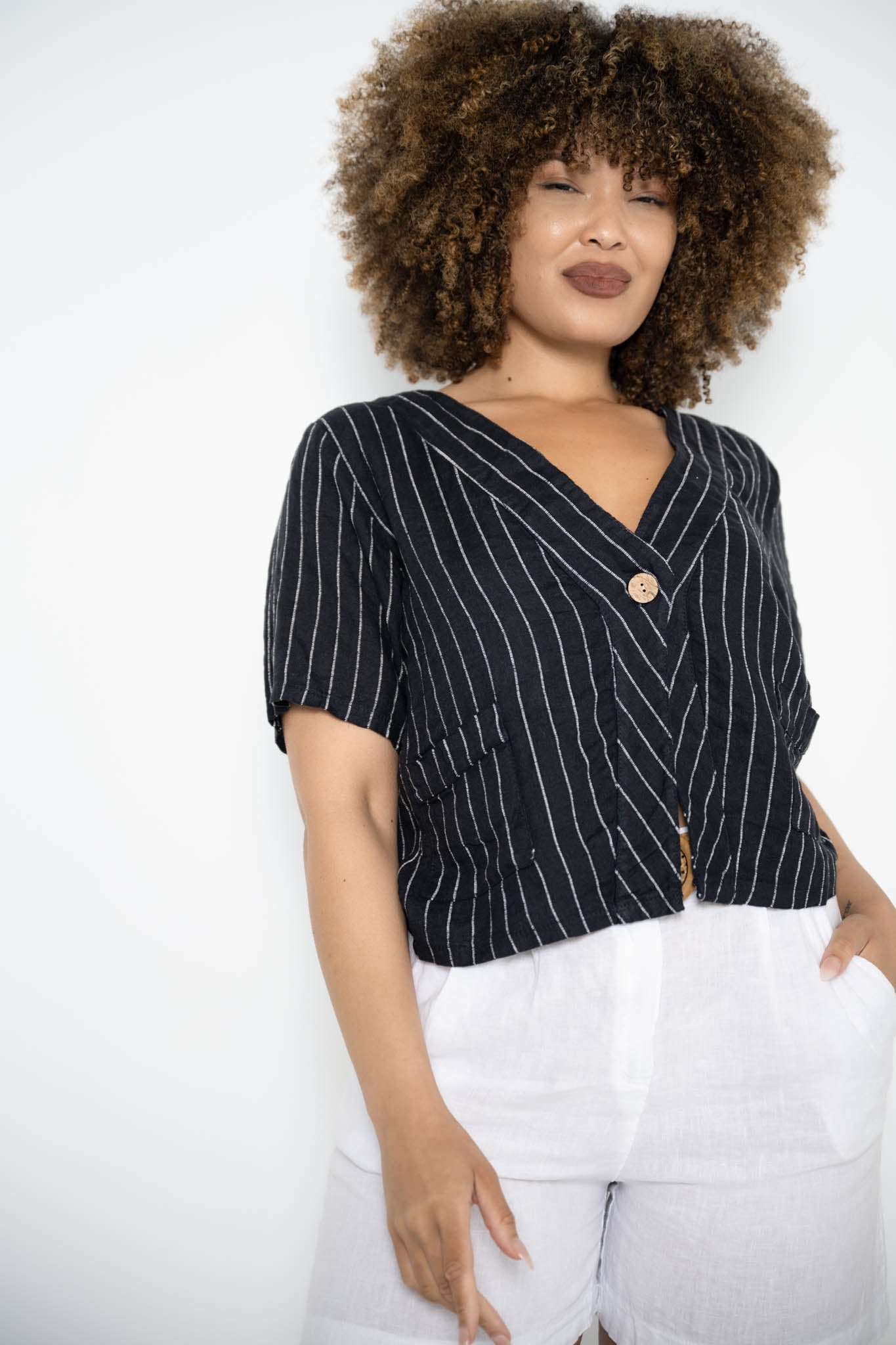 Sony Jacket | Navy Stripe