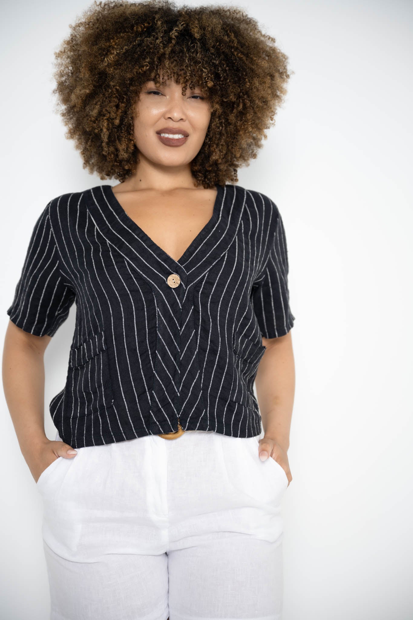 Sony Jacket | Navy Stripe