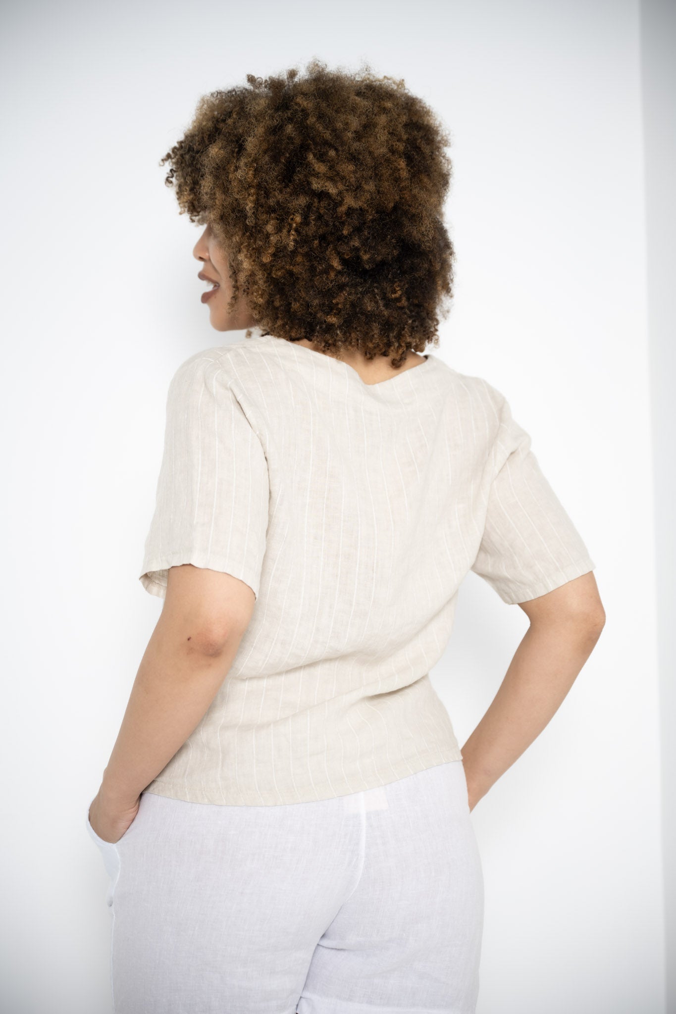 Sony Jacket | Beige Stripe