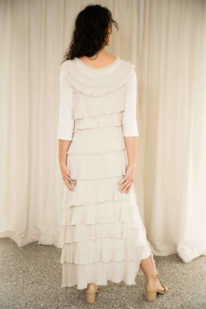 Rubi Layered Dress | Beige