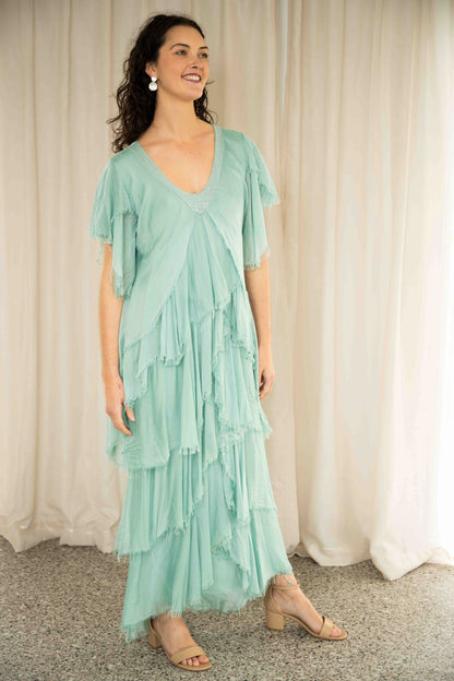 Madison Dress | Sea Green