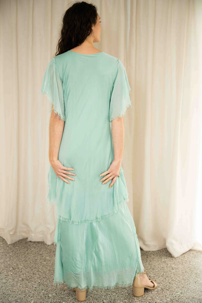 Madison Dress | Sea Green